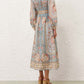 Roselight Plunge Midi Dress - The Lake Forest Shop