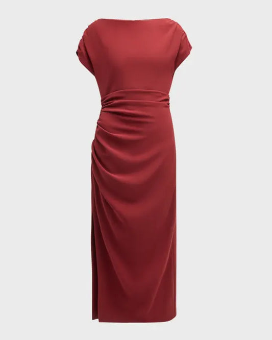 Florence Dress - Bordeaux