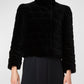 Akris Punto  Quilted Velvet Jacket Black