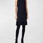 Akris Punto Fringed Tweed Sleeveless Dress