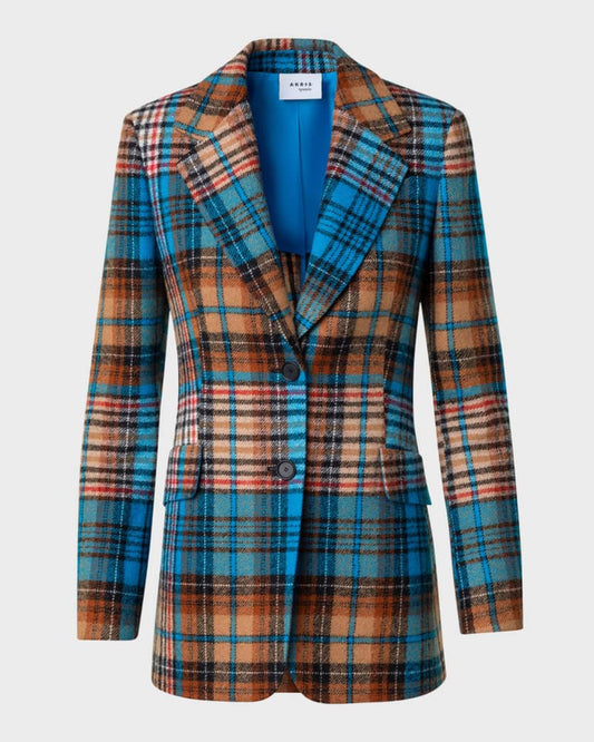 Akris Punto Tartan Blazer