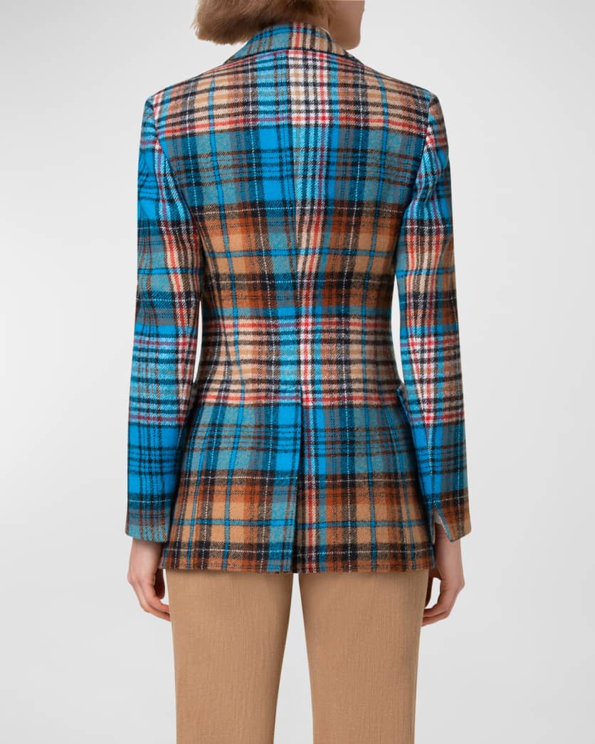 Akris Punto Tartan Blazer