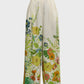 Constance Pleated Floral Wide-Leg Pants