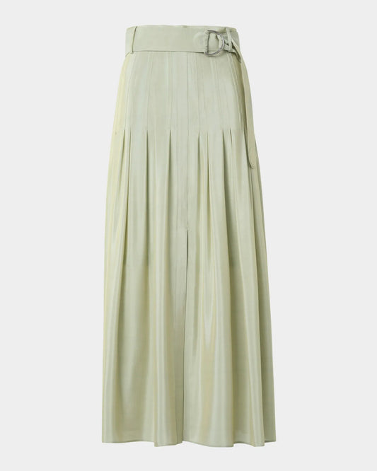 Pleated Midi Skirt