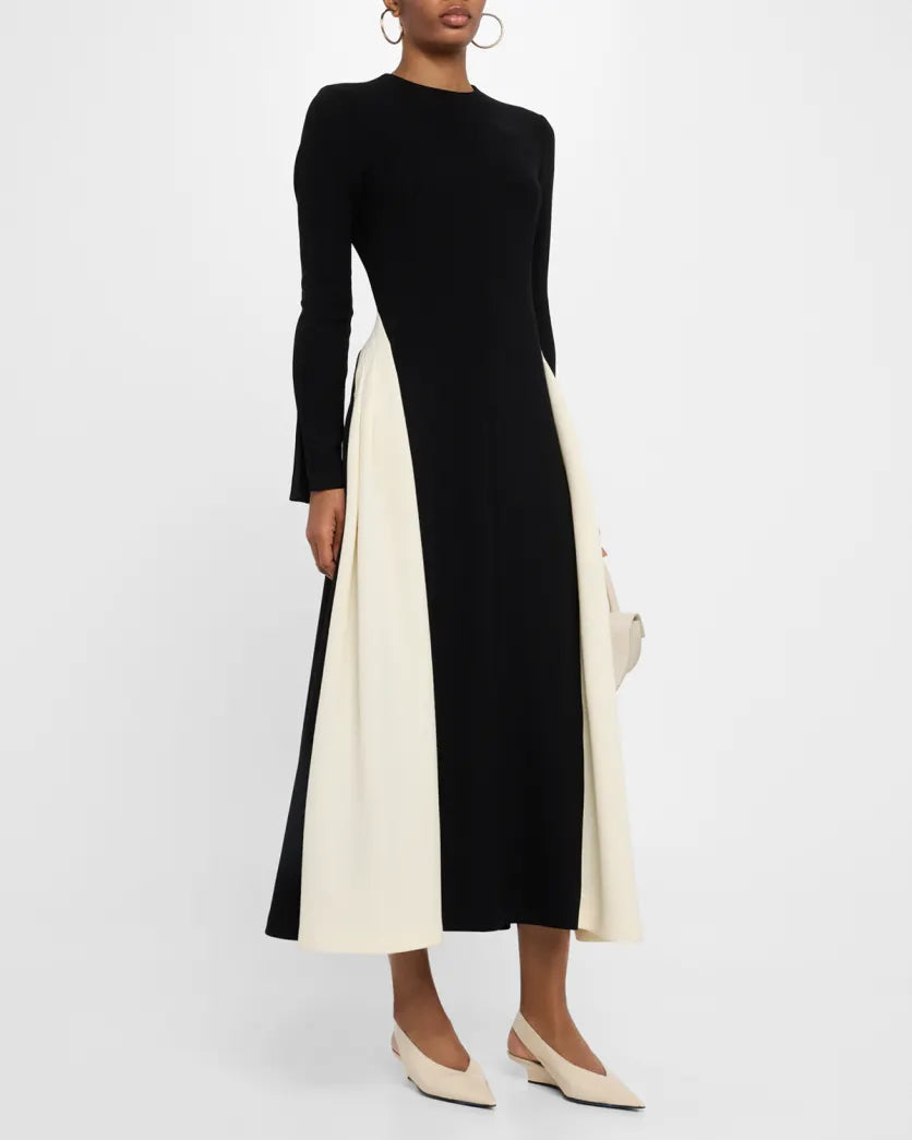 Long Sleeve A-Line Dress