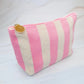Terry Striped Pouch - The Lake Forest Shop