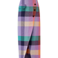 Plaid Asymmetrical Skirt