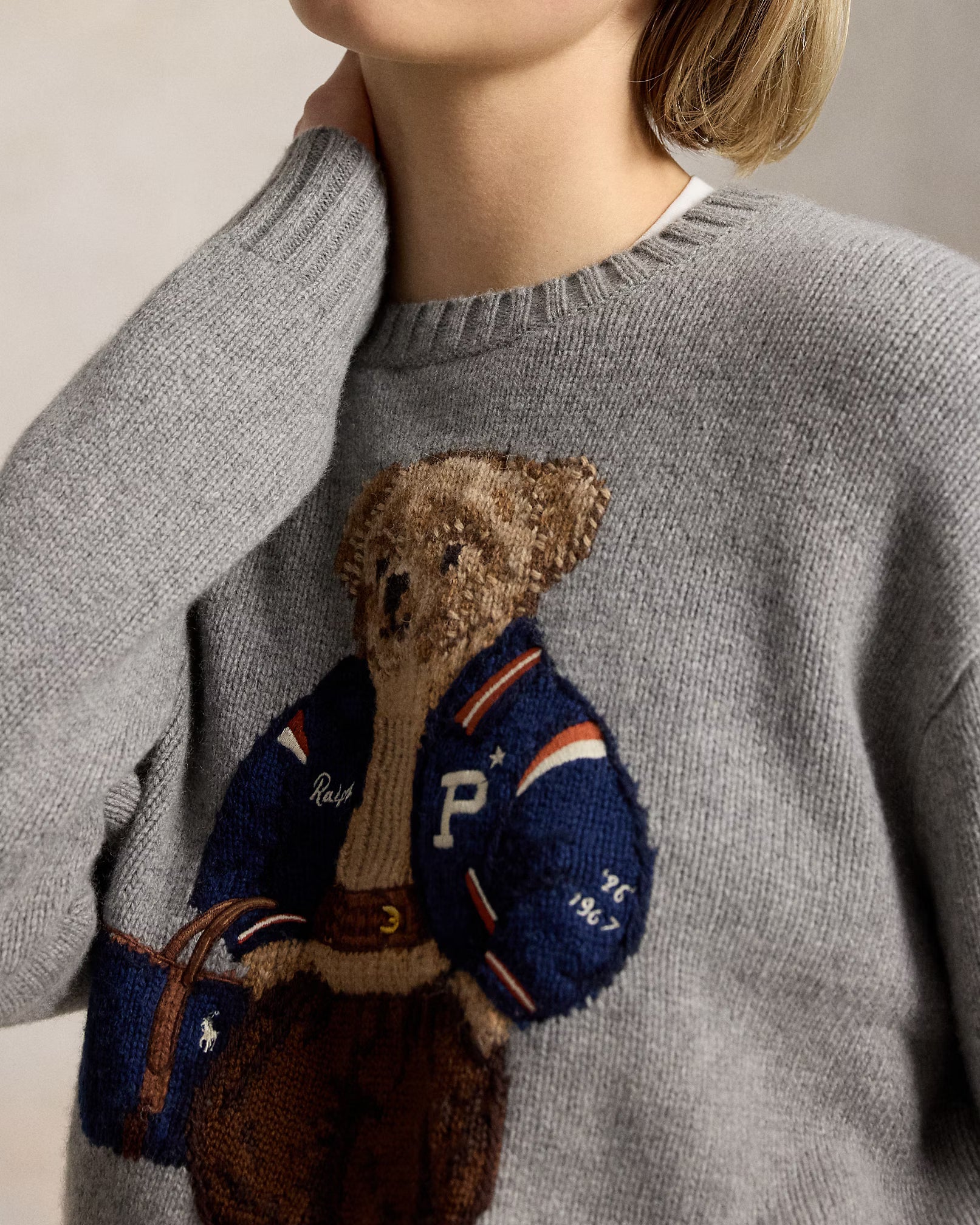 Bear Crewneck Sweater - The Lake Forest Shop