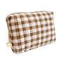 Gingham Travel Pouch - The Lake Forest Shop