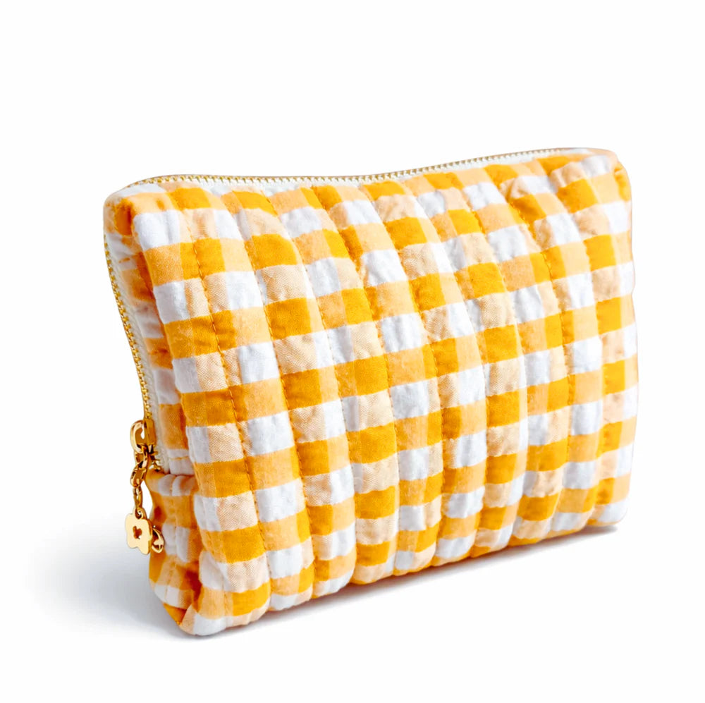Gingham Travel Pouch - The Lake Forest Shop