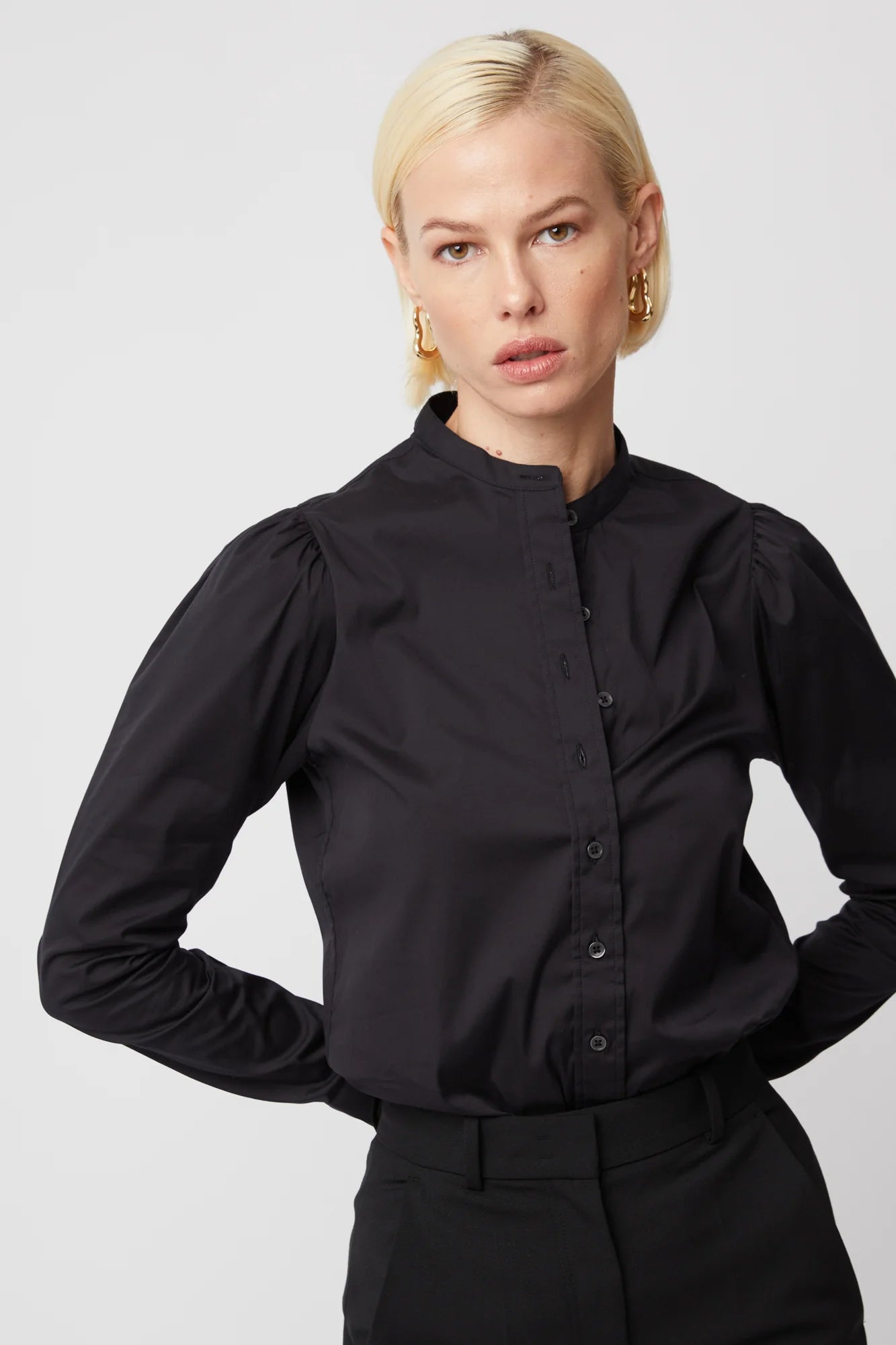 The Puffed Shoulder Shirt - The Lake Forest Shop