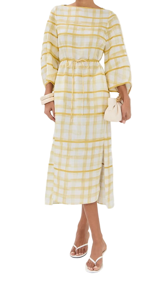 Ribbon Caftan Dress