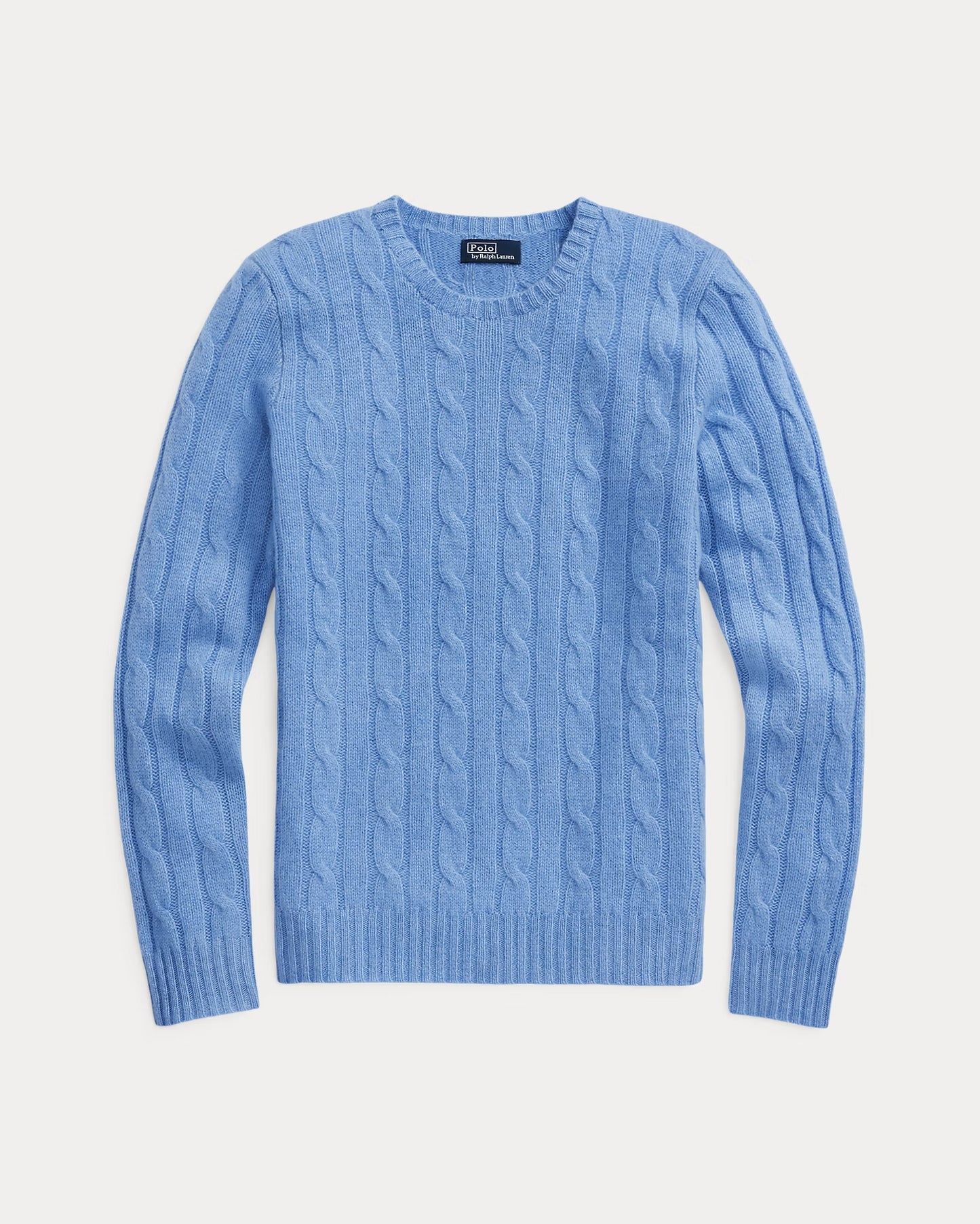 Cashmere Cable Crewneck Sweater