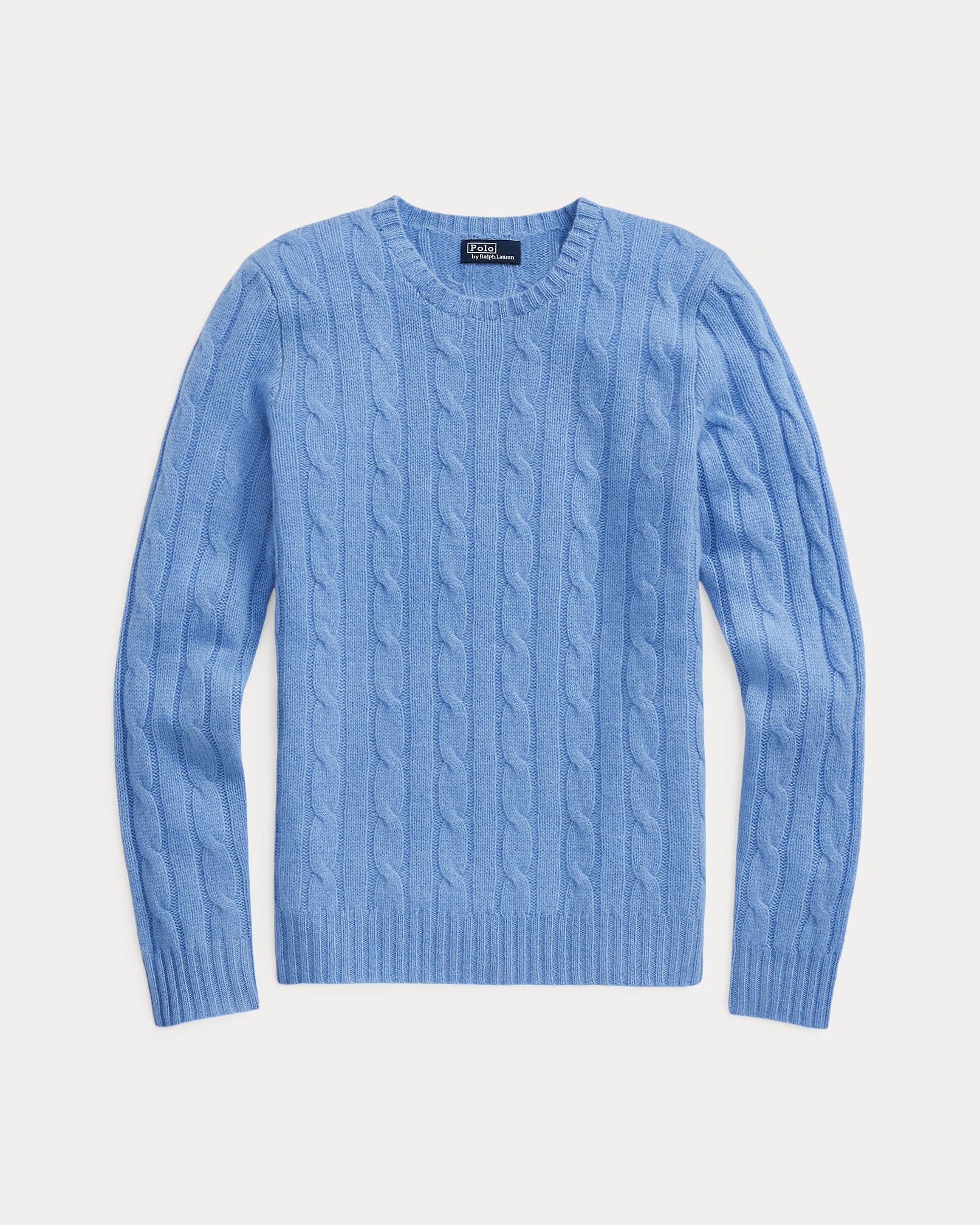 Cashmere Cable Crewneck Sweater