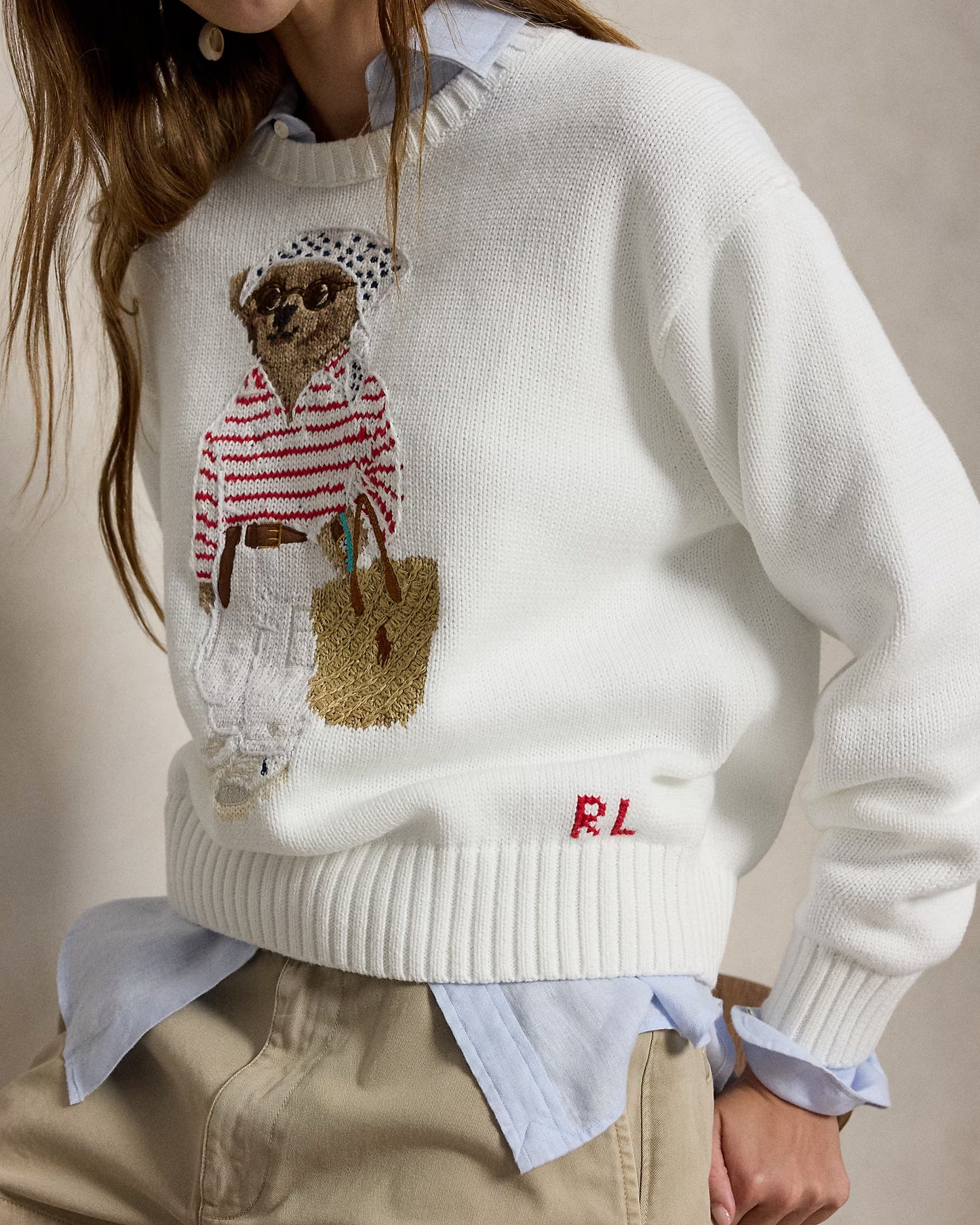Cotton Bear Sweater - The Lake Forest Shop