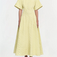 Simkhai Rosalie Dress Citrine Yellow