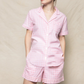 Petite Plume Pajama Set Gingham Pink