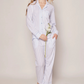 Petite Plume Pajama Set Striped Periwinkle