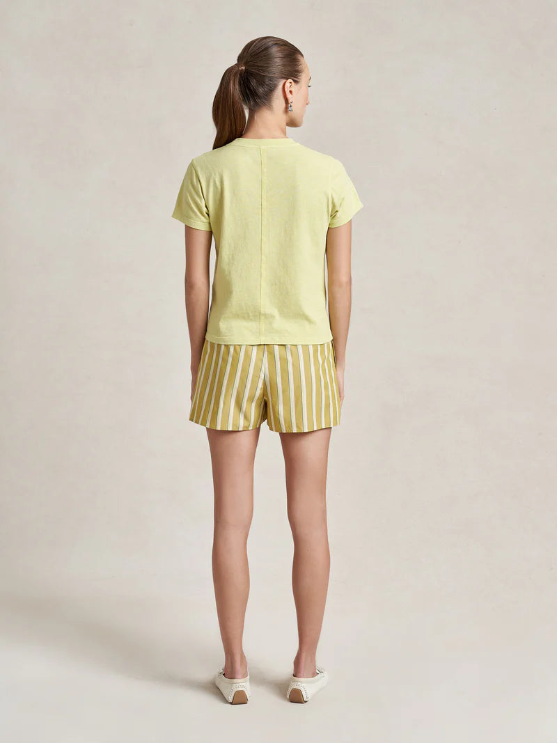 Striped Poplin Short - The Lake Forest Shop