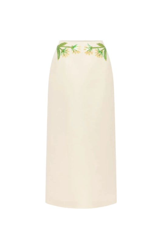 Quinn Embellished Midi Skirt - The Lake Forest Shop