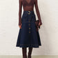 Denim Midi Skirt