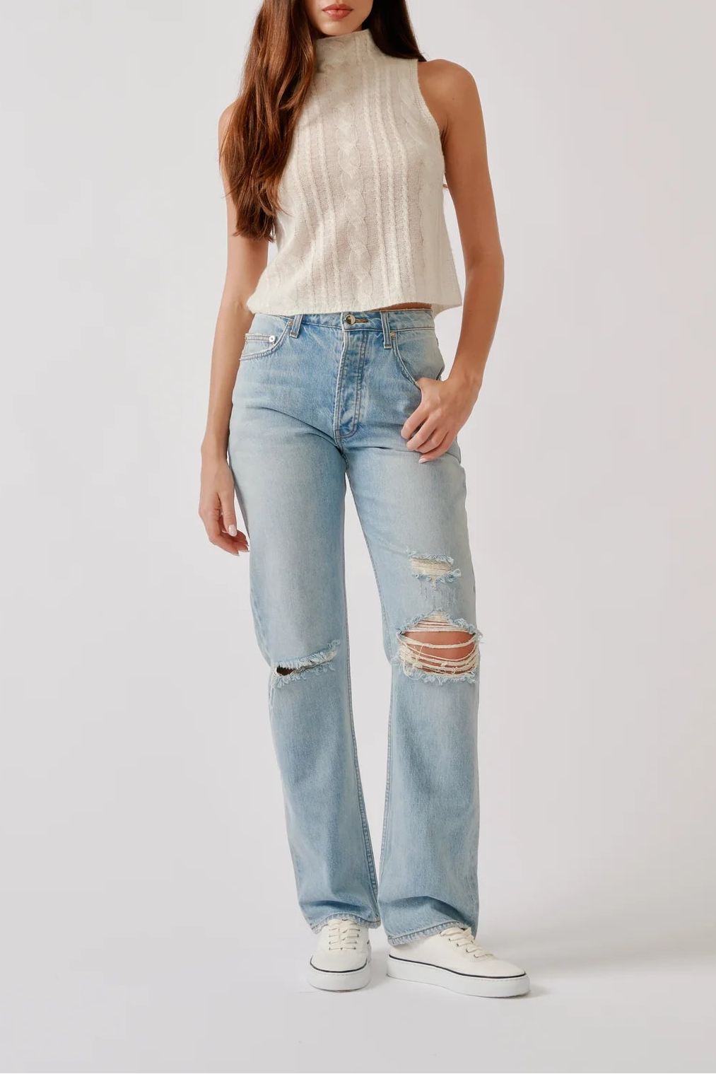 Salvia D S/L Cable Turtleneck