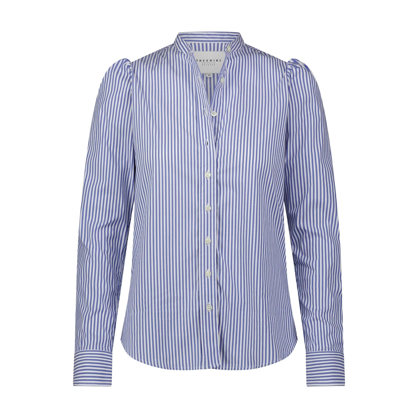 The Puffed Shoulder Striped Shirt - The Lake Forest Shop