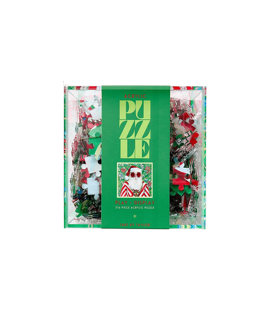 Swanky Santa Acrylic Puzzle