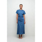 Marabella S/S Draped Midi Dress - The Lake Forest Shop