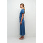 Marabella S/S Draped Midi Dress - The Lake Forest Shop