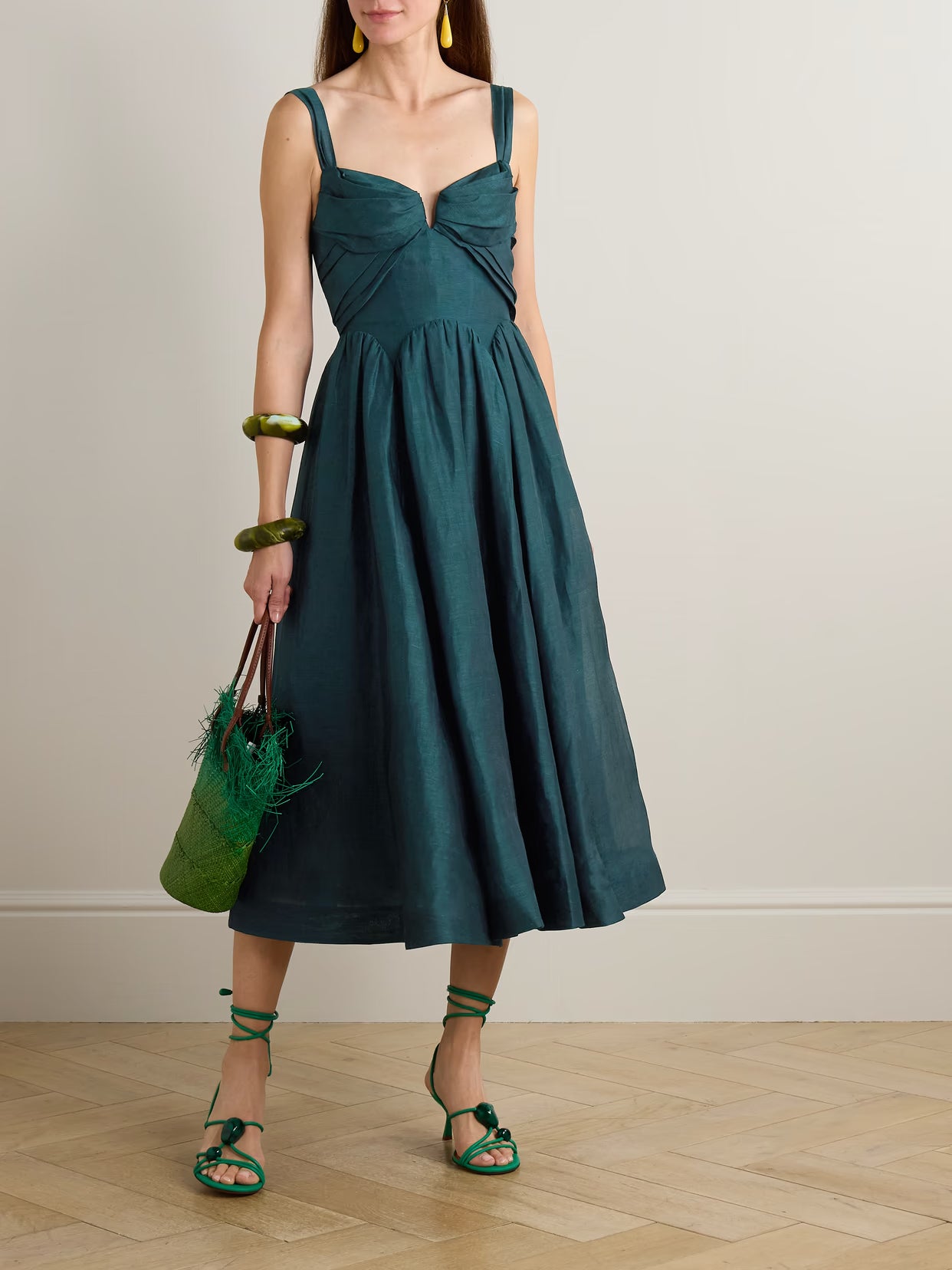 Rebellion Drape Midi Dress