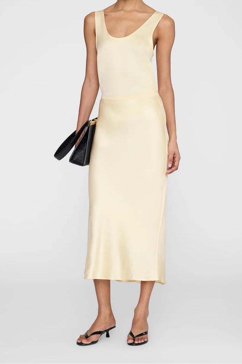 Bar Silk Skirt - The Lake Forest Shop