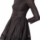 Hypnotic Lace Trim Mini Dress